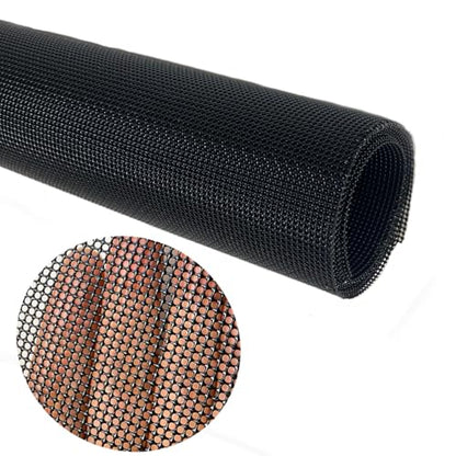 Premium Car Grill Mesh PVC Coated 304 SS Woven Mesh 13x39.3in - size: 13"x39.3",1roll