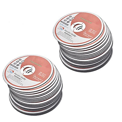 ALL-CARB 50 Pack 5 Inch x 0.040 Inch x 7/8 Inch Cutting Wheel Metal and Stainless Steel Cut Off Wheels Thin Metal Cutting Disc Fit for Angle Grinders - size: 5x0.040x7/8