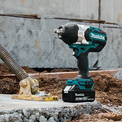 Makita XWT08Z 18V LXT® Lithium-Ion Brushless Cordless High-Torque 1/2" Sq. Drive Impact Wrench, Tool Only - style: Impact Wrench Only