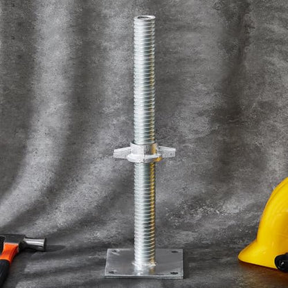 Zonon 4 Pack 24inch Adjustable Leveling Jacks for Scaffolding - size: 24 Inch