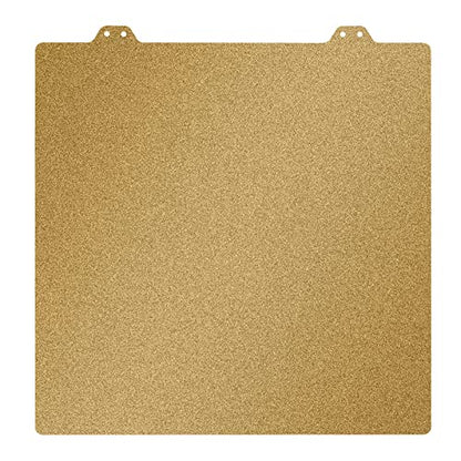 Double Sided Textured PEI Sheet, 3D Printer Parts Printing Plate Frosted PEI Surface 310 x 310 mm for CR-10 CR-10S Anet A8+, E12,3D Printers(Without Magnetic Bottom Sheet) - size: Double Sided 310 x 310 mm