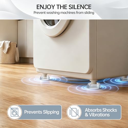 Anti Vibration Pads for Washing Machine, 4Pcs - color: Transparent, size: 4pcs