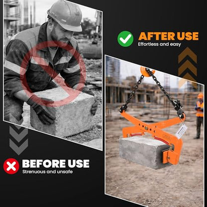 Stone Lifting Clamp, 772 lb, 11.8-20.1" Opening, for Granite Slabs