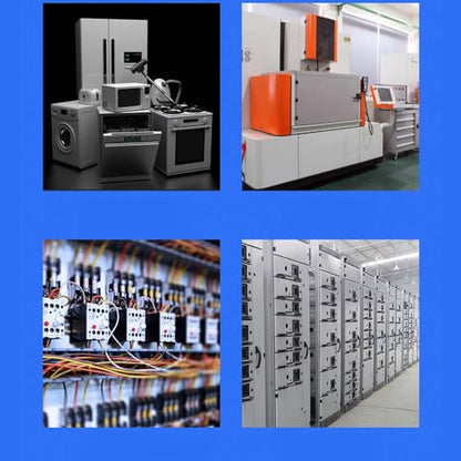 DIN Rail Distribution Box 690V 160A Screw Terminal Block Power Junction Box for Electricity Green