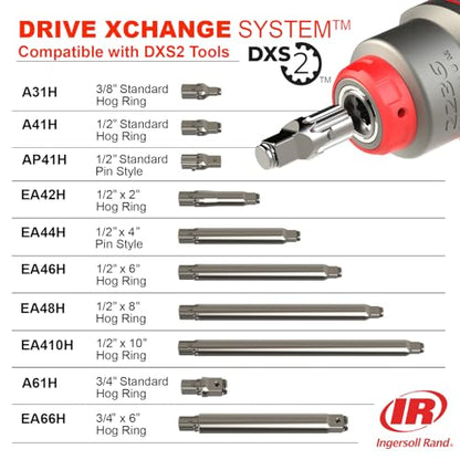 Ingersoll Rand 2236QTIMAX DXS2 1/2" Drive Air Impact Wrench - size: Standard Anvil (Single Unit), style: 2236 DXS2, Standard Anvil