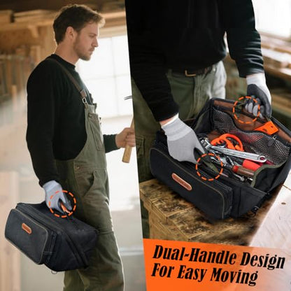 WELKINLAND LayFlat Tool Pouch Organizer, 5-Pocket 13-Inch Small Tool Bag