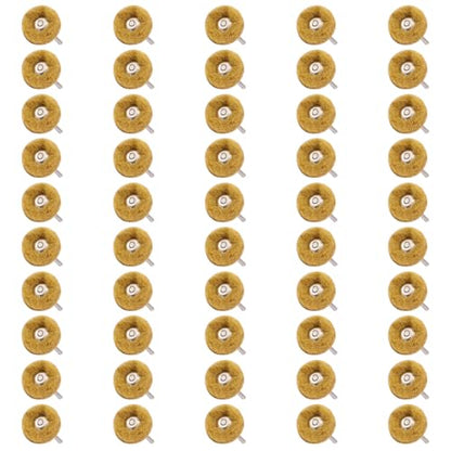 50 PCS Abrasive Buffing Wheel, 1 Inch Polishing Kit 80 Grit - style: Yellow 80 Grit 50pcs
