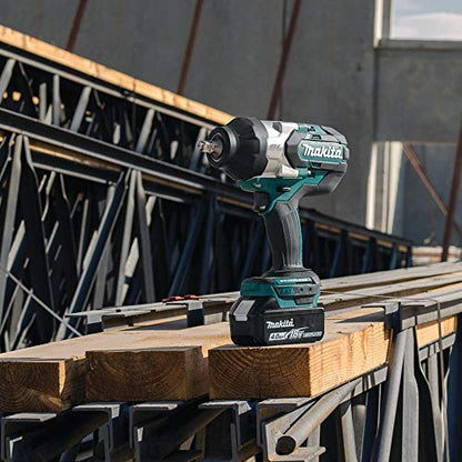 Makita XWT08Z 18V LXT® Lithium-Ion Brushless Cordless High-Torque 1/2" Sq. Drive Impact Wrench, Tool Only - style: Impact Wrench Only