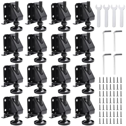 DkOvn 16 Pack Heavy Duty Leg Leveler, 2-inch Adjustable Height - size: 16 Pack