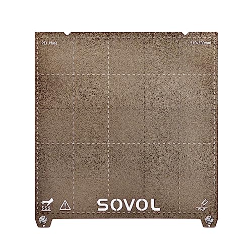 Sovol SV06 Plus Flex Steel Platform w/PEI Surface Magnetic Sheet 310x320mm - style: For SV06 Plus/SV04
