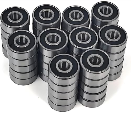 50PCS 608-2RS Bearing Deep Groove Ball Bearings 8x22x 7mm Rubber Sealed