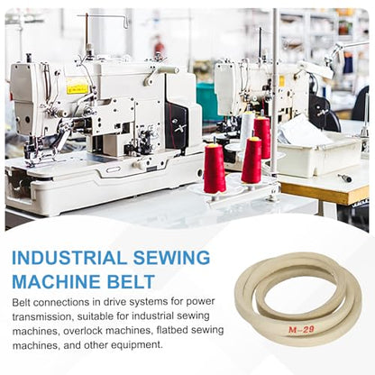 uxcell 4Pcs M29 Industrial Sewing Machine Belt 29.5" Outer Girth Rubber - size: M29