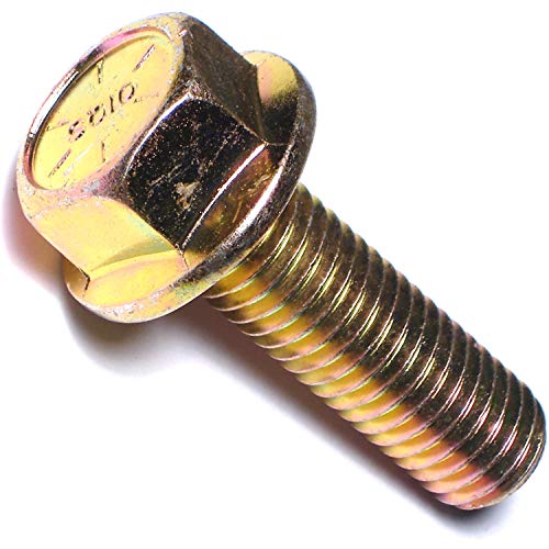 Hard-to-Find Fastener 014973240622 Grade 8 Coarse Hex Flange Bolts, 5/8-11 x 2, Piece-10 - size: 5/8-11 x 2"