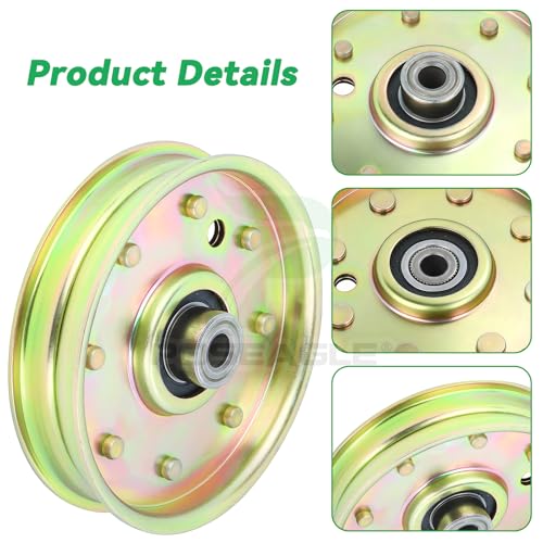 2 Pack 756-1229 Idler Pulley for Cub Cadet 50 Inch RZT 50 Mowers - size: 2x756-1229