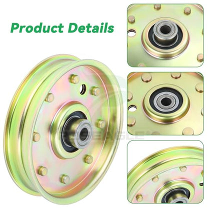 2 Pack 756-1229 Idler Pulley for Cub Cadet 50 Inch RZT 50 Mowers - size: 2x756-1229