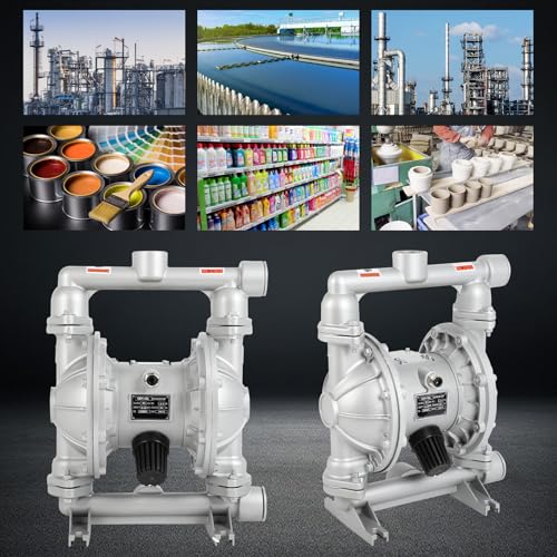 Air Operated Double Diaphragm Pump 1-1/2 Inch Outlet 44 GPM,Max 115 PSI