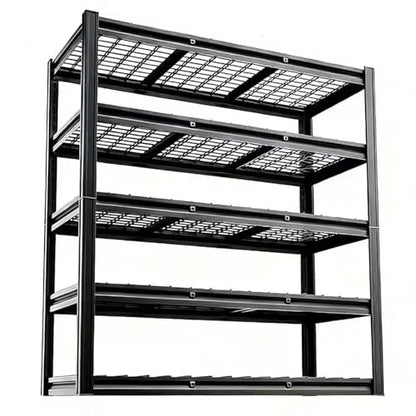Garage Shelving , Heavy Duty Storage Shelves Metal Shelf Unit (84H*62W*24D) - size: 84"H x 62"W x 24"D