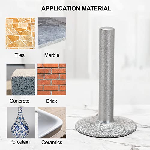 SHDIATOOL 1-3/8 inch Diamond Saw Blade Wheel for Cutting Shaping Tiles Marble Brick Granite Concrete with 6mm(1/4") Shank 46 Grit 3-Piece 35mm - size: 35mm