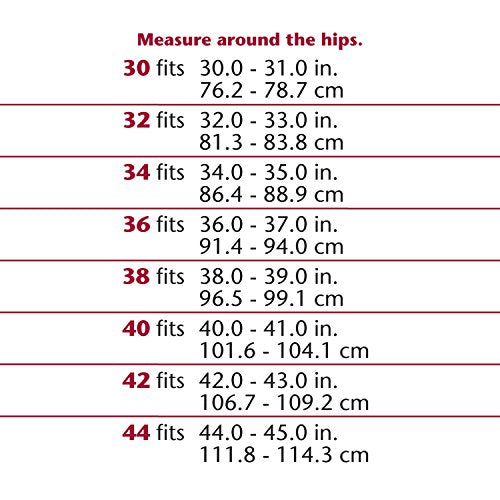 Truform-OTC Hernia Truss, Single Spring, Inguinal Pad Compression, Plated Steel Shank, Adjustable, 40 inch Hip (Right) - size: 40 Inch hip (Right), style: Right Side