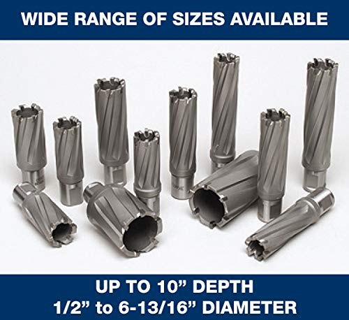 CS Unitec | 9-1-132 C | 1" Diameter x 1" Depth TCT Annular Cutter, with Pilot Pin, 3/4" Weldon Shank - size: 1" Dia., style: 1" Depth of Cut