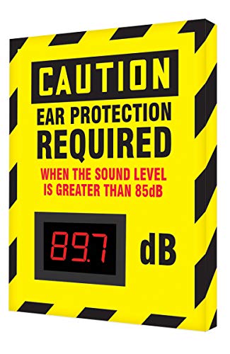 AccuformNMC 12" x 10" Sound Decibel Meter Sign