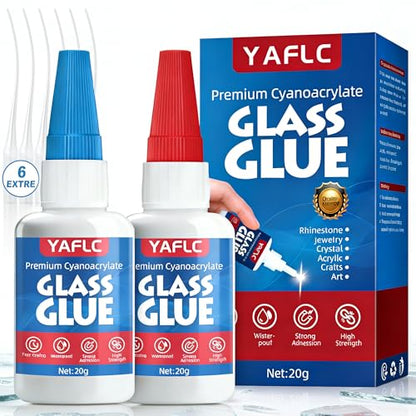Glass Glue Liquid, Super Glue for Glass Repair 40g - style: Glass Glue