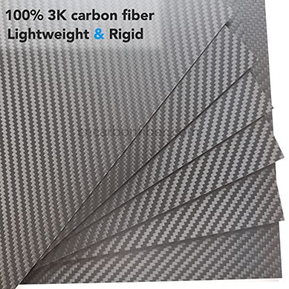 2.5mm 200x300mm 100% Carbon Fiber Sheet Laminate Plate Panel Board 3K Twill Matte Finish - size: 200x300x2.5mm, style: Twill Matte Finish