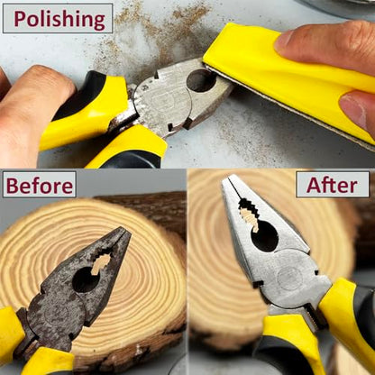 80PCS Micro Detail Sander Kit, Hook Loop Sandpaper 80-800 Grit - style: Yellow(Grit 80-800)
