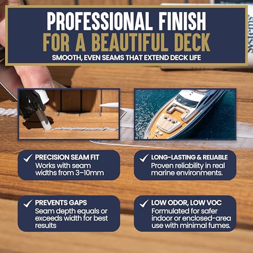 Teakdecking Systems (TDS) SIS 440 Teak Deck Caulk Cartridge 10.3oz - Gray - color: Gray, size: 10.3 oz