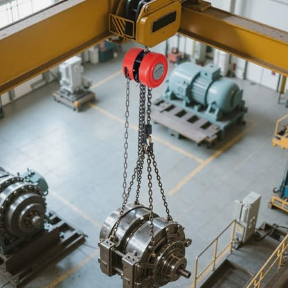 VEVOR Hand Chain Hoist, 1 Ton 2200 lbs Capacity, Manual Chain Block with Upgrade G70 Galvanized Chain, 20 ft Lifting Height, Heavy Duty Pulley Hoist for Garage Warehouse Automotive Machinery, Red