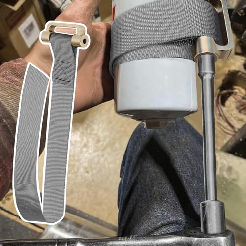 Eudaimonia Oil Filter Strap Wrench, Adjustable Strap Wrench Heavy Duty