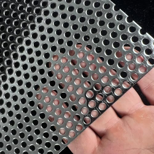 19Ga 1/5" Holes 31" By 10" Perforated Metal Sheets Stainless Steel - size: 31"x10"