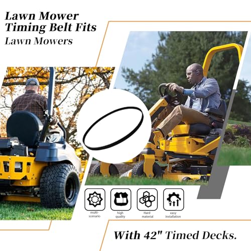 954-04167 Lawn Mower Deck Timing Belt,Length 59.52",Width 0.787"