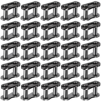 PAGOW 30pcs 25 Chain Master Link Roller, Master Connector Link - size: #25 30PCS
