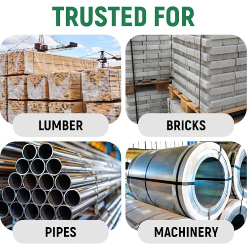 1/2" x 300' Heavy-Duty Steel Strapping in Portable Self-Dispensed Box, 0.020" Thick, 1180 Lbs Break Strength - Pallet Steel Banding with Superior Cut-Resistance - Approved for UPS Shipping - size: 1 Coil Portable (300')