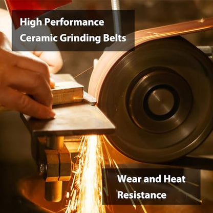 4 Pack 2x36 Ceramic Grinding Belts for Belt Sander