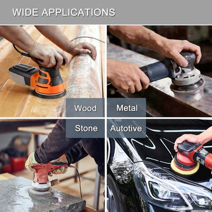 100Pcs 5 Inch Sanding Discs Hook & Loop 8-Hole Wet Dry Sandpaper Assortment - style: 100Pcs 180-3000 Grit (Mixed)
