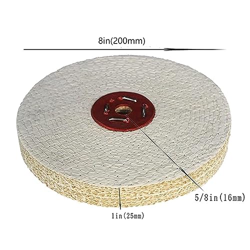 8" Extra Thick Rigid Sisal Buffing Wheel, 5/8" Arbor Hole - style: 8" Sisal Buffing Wheel