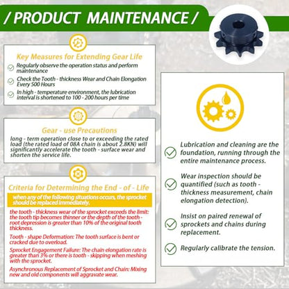 #40 Sprocket 15T 5/8" Bore Hardened Black Oxide - size: 15 teeth, style: 5/8" in bore