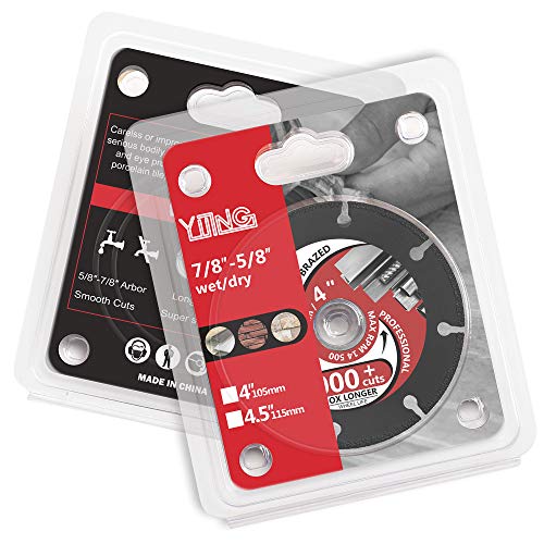 2Pcs/Lot 4“ Diamond Metal Cutting Disc Diamond Cut Off Wheel for All Purpose Cutting of Metal Including Rebar, Sheet Metal, Ductile Pipe, Angle Iron, Stainless Steel and Similar Materials (4-2pcs) - size: 4-2pcs