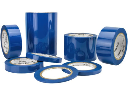 Caplugs PC90-0187 – PC90-SH Series – 1 Mil Thick Blue Polyester Tape, 1 Roll, 3/16" W x 72 Yds L, 2 Mil Silicone Adhesive, High Temperature Masking, Powder Coating, E-Coating, Anodizing (SH-47895)