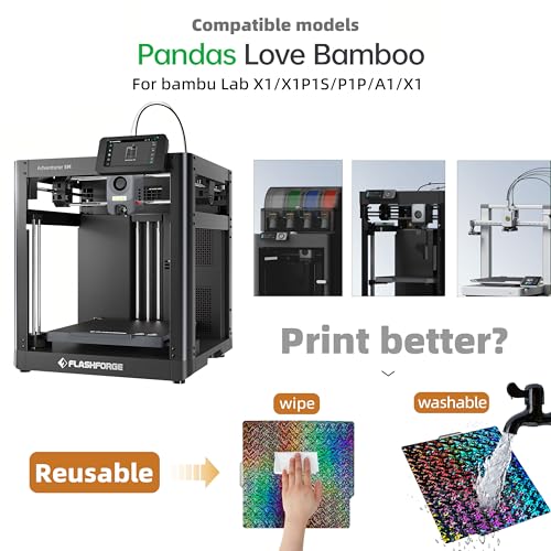 Build Plate for Bambu Lab P1S: GOMENL Build Plate for Bambu Lab A1 X1C X1 X1E P1P P1S, A1 Build Plate P1S Plate for Bambu Lab 3D Printer, 257x257mm Textured Smooth Sheet Bed Spring Steel Plate - color: 2 Style Flake Pattern