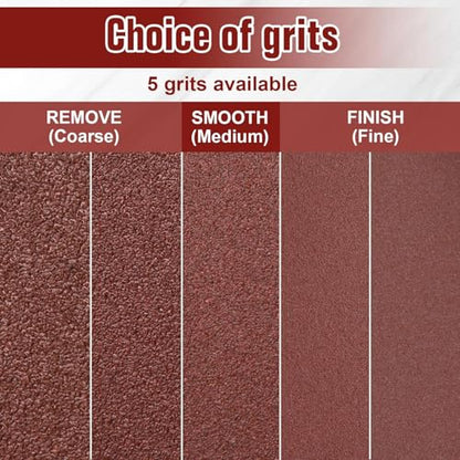 50 Pcs Mouse Detail Sanders Sandpaper Sanders Pads 40 80 120 180 240 Grits Mouse Sander Paper 5 Holes Triangular Sanding Sheets Abrasive Paper for Sanding Machine - style: 5 Hole