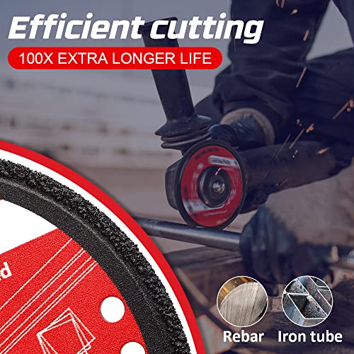 Casaverde 2 Pc/Lot Diamond Cutting Disc 3" Diamond Blade for Cutting Metal Rebar,Sheet Metal,Angle Iron,Stainless Steel - size: ☉76mm( 3")-02-2pcs