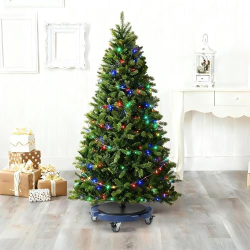 Plant Rollers with Wheels, 15-19 Inch Adjustable Bucket Dolly with Locking Wheels 440 LBS Heavy Duty Drum Cart Plant Caddy with Wheels Plant Mover Base, Blue - color: Blue