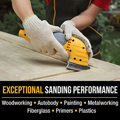 Dura-Gold Premium Triangle Oscillating Mouse Sanding Sheets - 40 Grit (Box - size: 40-Grit