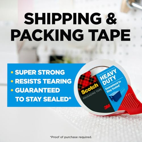 Scotch Heavy Duty Packing Tape, 1.88 in x 38.2 yd, 1 Roll