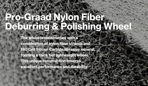Nylon Fiber Deburring Wheel 6" x 1" x 1" 9P Hardness 180Grit - style: 6" x 1" x 1" 9P Hardness 180 Grit