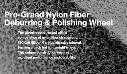 Nylon Fiber Deburring Wheel 6" x 1" x 1" 9P Hardness 180Grit - style: 6" x 1" x 1" 9P Hardness 180 Grit