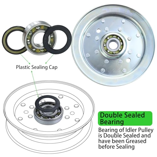 126-9187 Pulley for Toro Z Master 48" eXmark Lazer Z 52" 48" Deck - color: A25 1xToro 116-4665